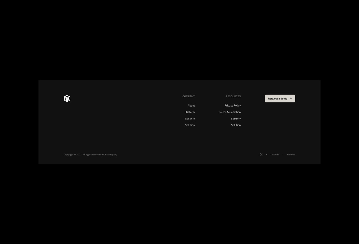 Footer preview