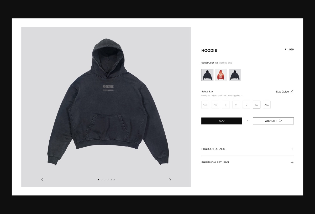 Product Details preview