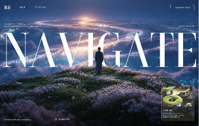 Navigate Parallax Hero preview
