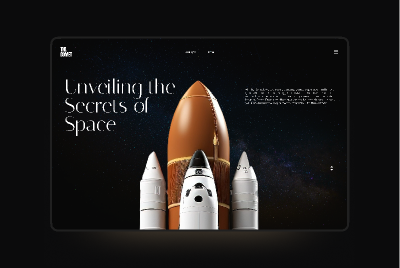 Space Website preview